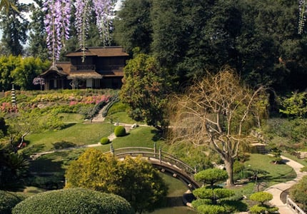 The Japanese Garden at The Huntington Library, Art Collection and Botanical Gardens in Pasadena, California